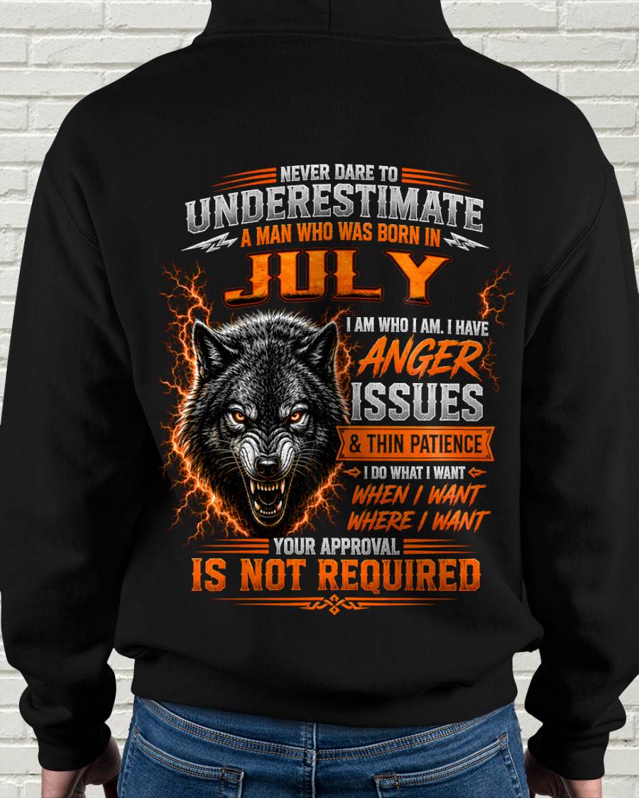 JULY MAN I DO WHAT I WANT SHIRT - FOR MAN - TLEE07 (SKU2608-244-07)