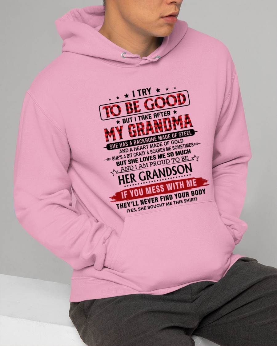 I TRY TO BE GOOD BUT I TAKE AFTER MY GRANDMA - FROM GRANDMA - TLEE00 (SKU26T-01289-00)