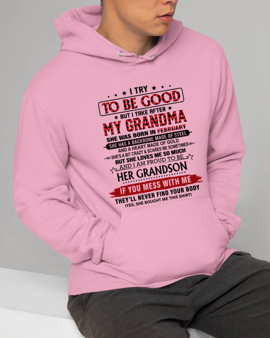 FEBRUARY - I TRY TO BE GOOD BUT I TAKE AFTER MY GRANDMA - FROM GRANDMA - TLEE02 (SKU26T-01289-02)