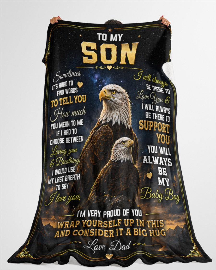 Special Gift For Your Son Blanket - From Dad (SKU2605-89)