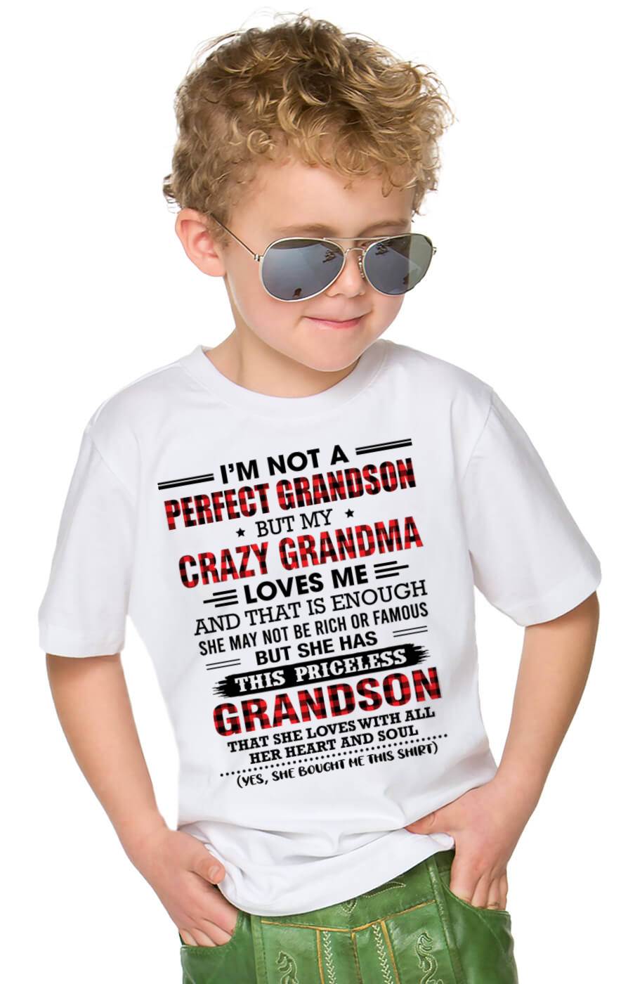 NOT PERFECT, JUST GRANDMA’S FAVORITE GRANDSON - FROM GRANDMA - TLEE00 (SKU2606-362-00)