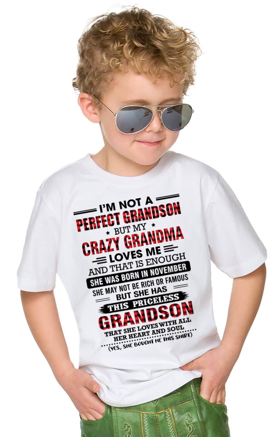 NOVEMBER - NOT PERFECT, JUST GRANDMA’S FAVORITE GRANDSON - FROM GRANDMA - TLEE11 (SKU2606-362-11)