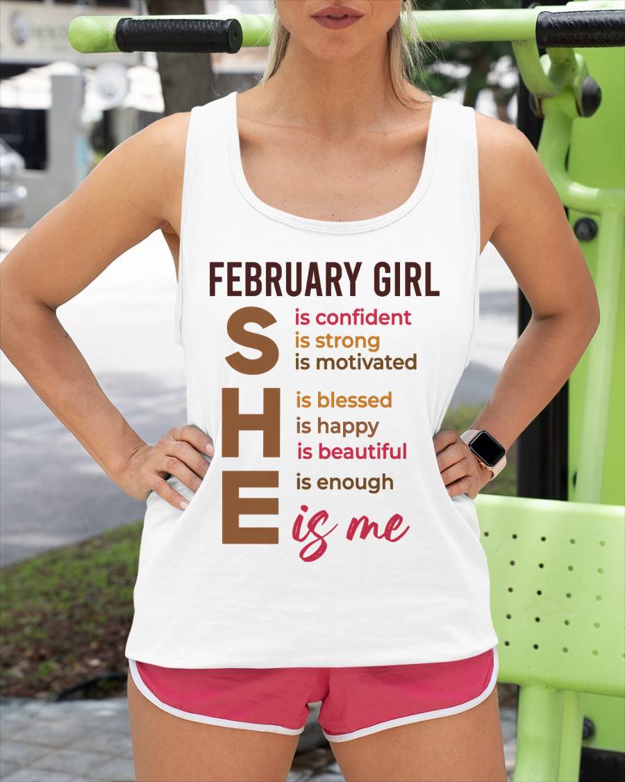 FEBRUARY GIRL - SHE IS ME - FOR WOMEN - TLEE02 (SKU2607-164-02)