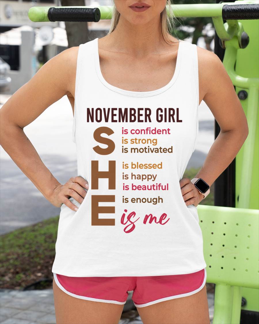 NOVEMBER GIRL - SHE IS ME - FOR WOMEN - TLEE11 (SKU2607-164-11)