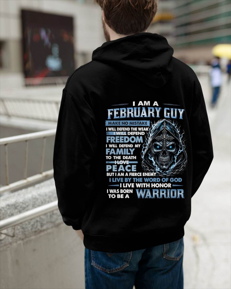 FEBRUARY GUY – NEVER BACK DOWN - FOR MAN - TLEE02 (SKU2607-271-02)