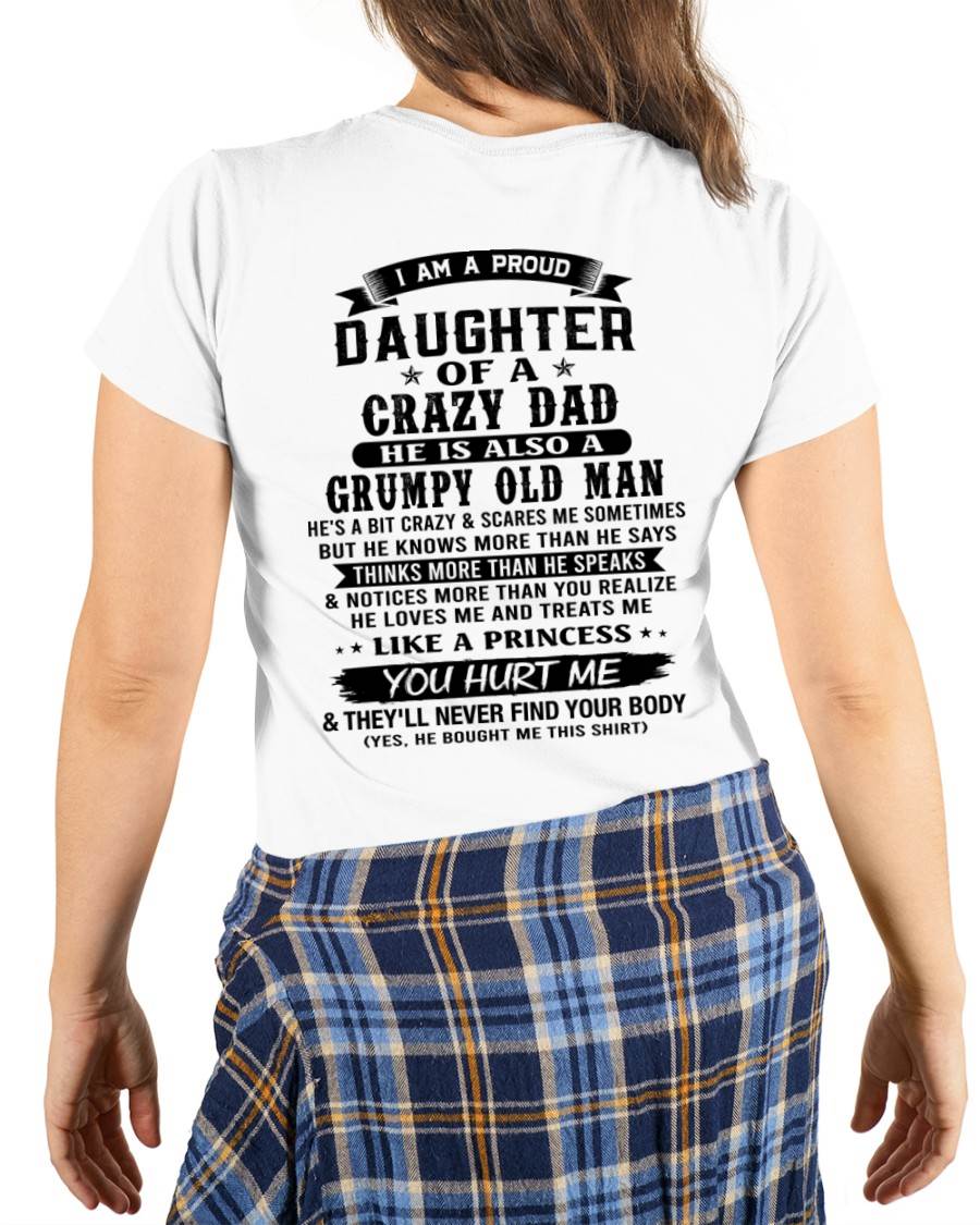 FUNNY DAD AND DAUGHTER SHIRT - FROM DAD - TLEE00 (SKU2606-394-00)