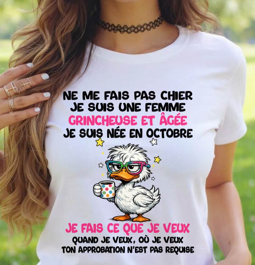 JE SUIS UNE FILLE D’OCTOBRE - POUR FEMME - TLEE10 (SKU2604-117-10)