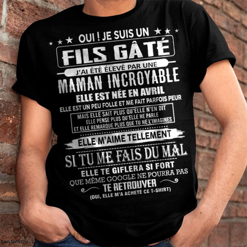 AVRIL - FILS GÂTÉ – CADEAU DE MAMAN - TLEE04 (SKU26T-0172-04)