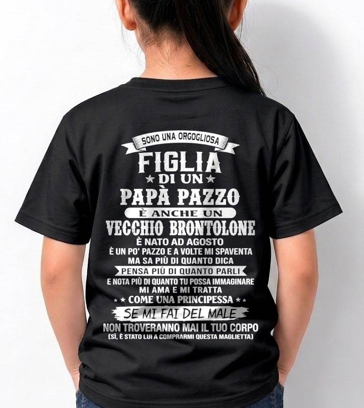 AGOSTO / FIGLIA DI UN PAPÀ PAZZO - REGALO DA PAPÀ  - TLEE08 (SKU2606-155-08)