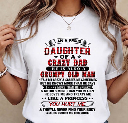 EVERY PRINCESS HAS A CRAZY DAD - FROM DAD - TLEE00 (SKU2608-627-00)