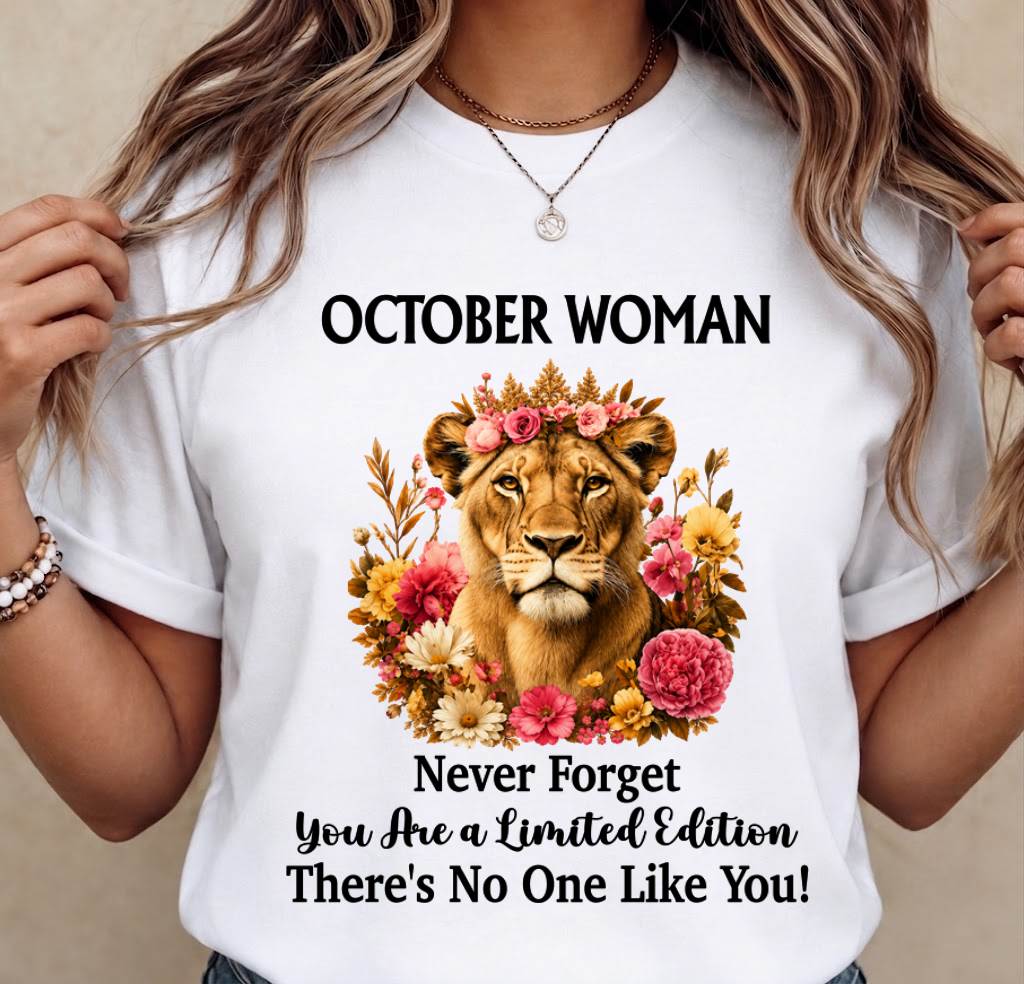 OCTOBER WOMAN – PROUD TO BE DIFFERENT - FOR WOMEN - TLEE10 (SKU2607-74-10)