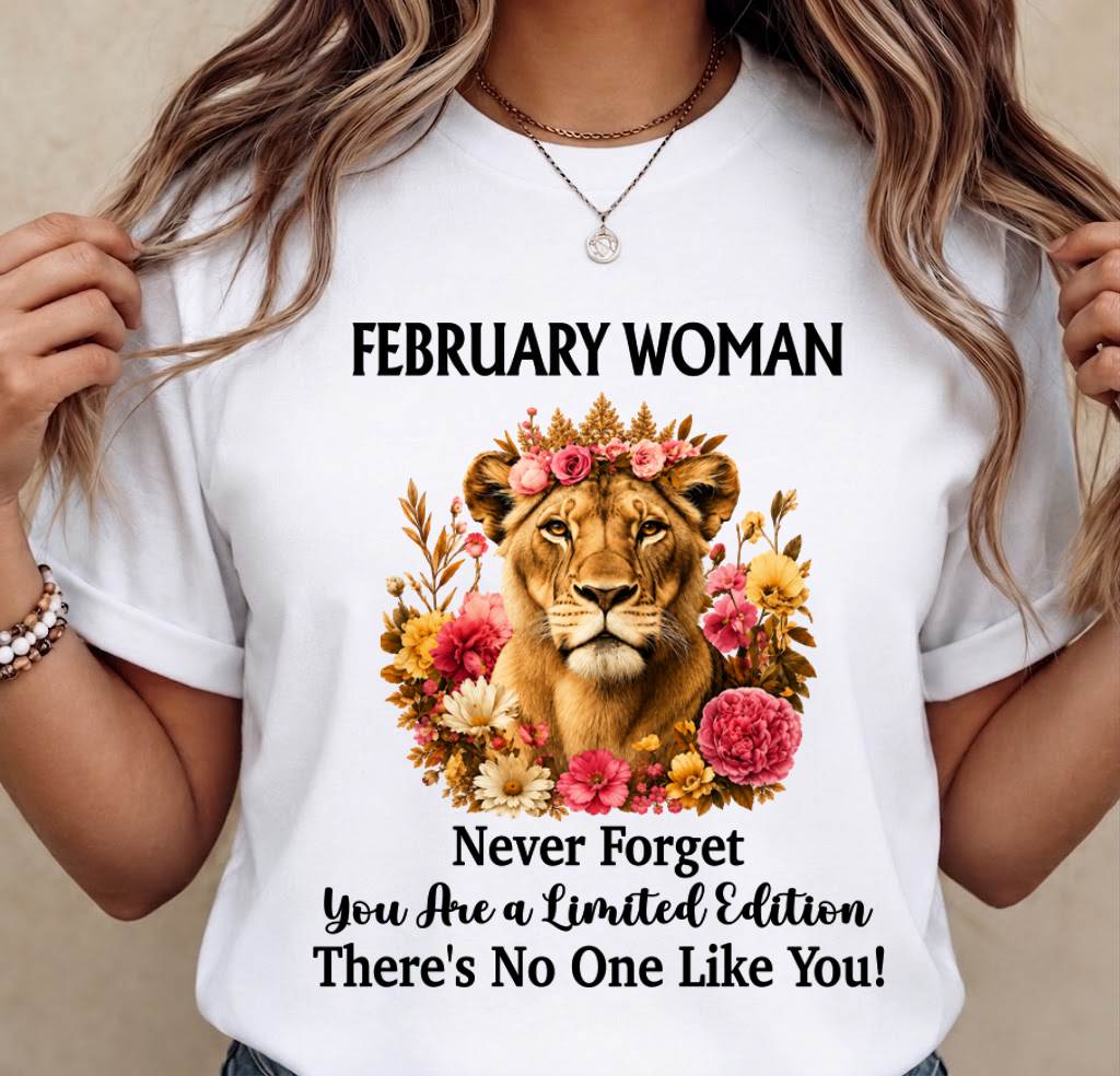 FEBRUARY WOMAN – PROUD TO BE DIFFERENT - FOR WOMEN - TLEE02 (SKU2607-74-02)