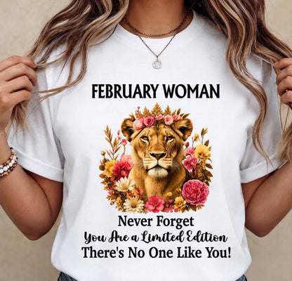 FEBRUARY WOMAN – PROUD TO BE DIFFERENT - FOR WOMEN - TLEE02 (SKU2607-74-02)
