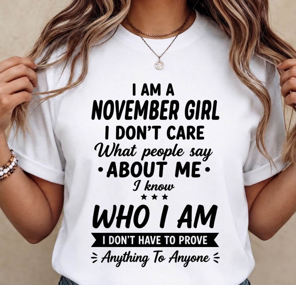 NOVEMBER – I DON'T CARE WHAT PEOPLE SAY ABOUT ME - FOR WOMEN - TLEE11 (SKU2606-379-11)