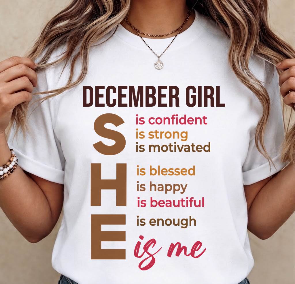 DECEMBER GIRL - SHE IS ME - FOR WOMEN - TLEE12 (SKU2607-164-12)