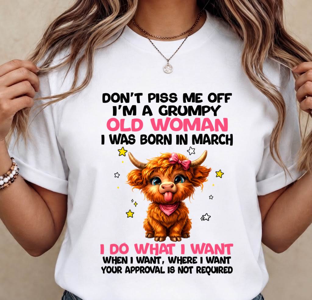 MARCH GRUMPY LADY SHIRT - FOR WOMEN - TLEE03 (SKU2607-215-03)