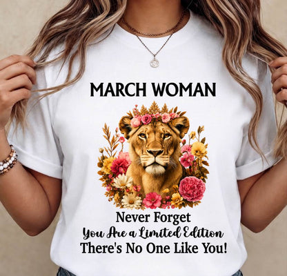 MARCH WOMAN – PROUD TO BE DIFFERENT - FOR WOMEN - TLEE03 (SKU2607-74-03)