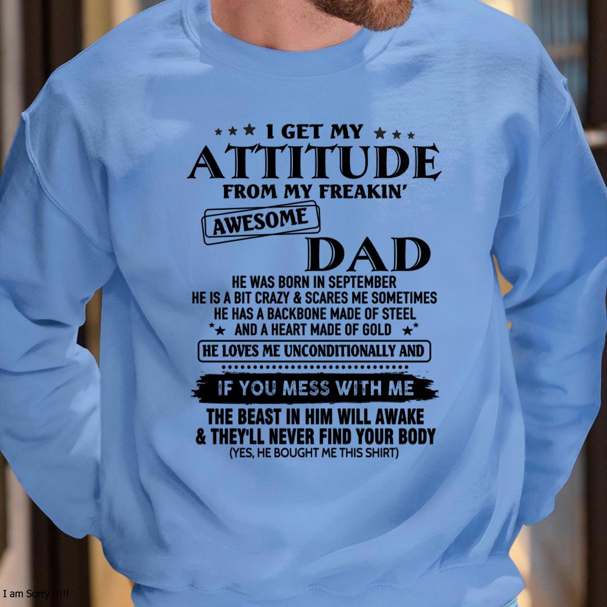 September - Gift For Son and Daughter From Dad - TLEE09 - (SKU-TDADC-09)
