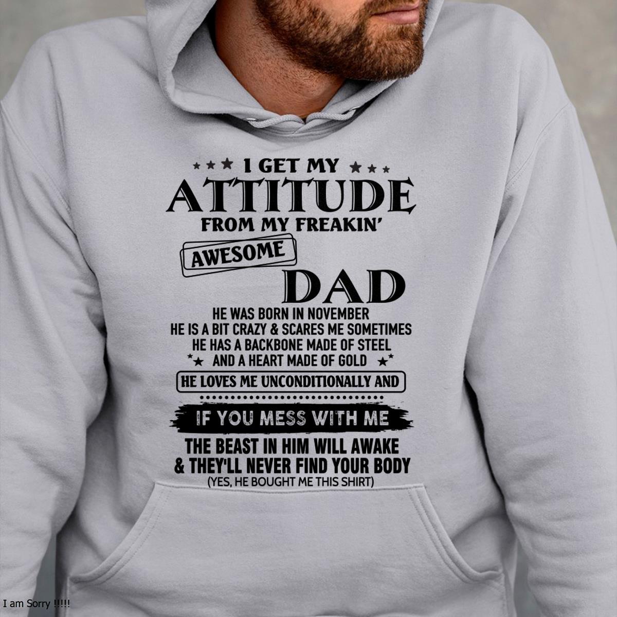 November - Gift For Son and Daughter From Dad - TLEE11 - (SKU-TDADC-11)