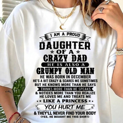 DECEMBER - PROUD DAUGHTER OF DAD - FROM DAD - TLEE12 (SKU2606-209-12)