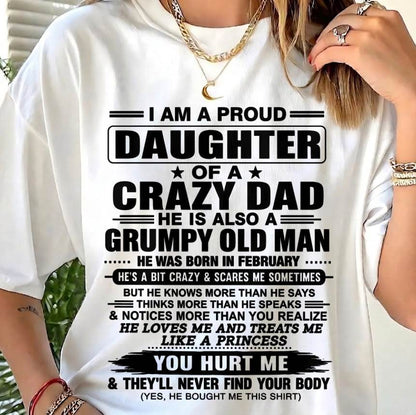 FEBRUARY DAD - GRUMPY OLD MAN, LOVING FATHER - FROM DAD - TLEE02 (SKU2606-302-02)