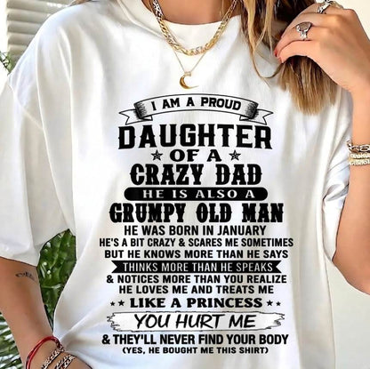JANUARY - PROUD DAUGHTER OF DAD - FROM DAD - TLEE01 (SKU2606-209-01)