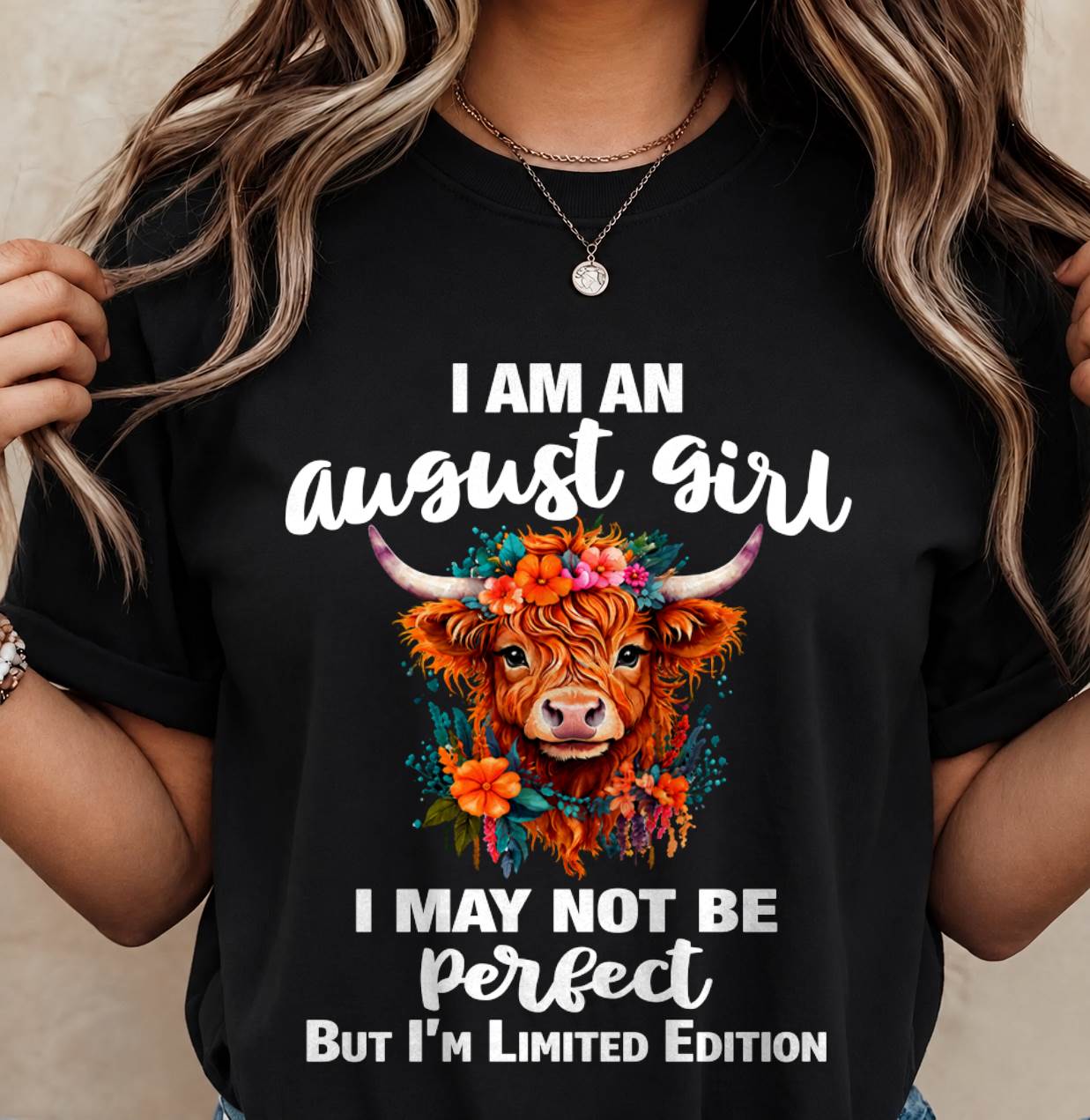 AUGUST GIRL ONE OF A KIND TEE - FOR WOMEN - TLEE08 (SKU2607-296-08)