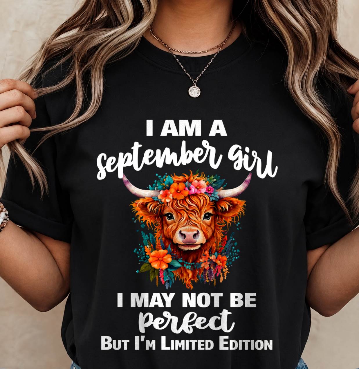 SEPTEMBER GIRL ONE OF A KIND TEE - FOR WOMEN - TLEE09 (SKU2607-296-09)