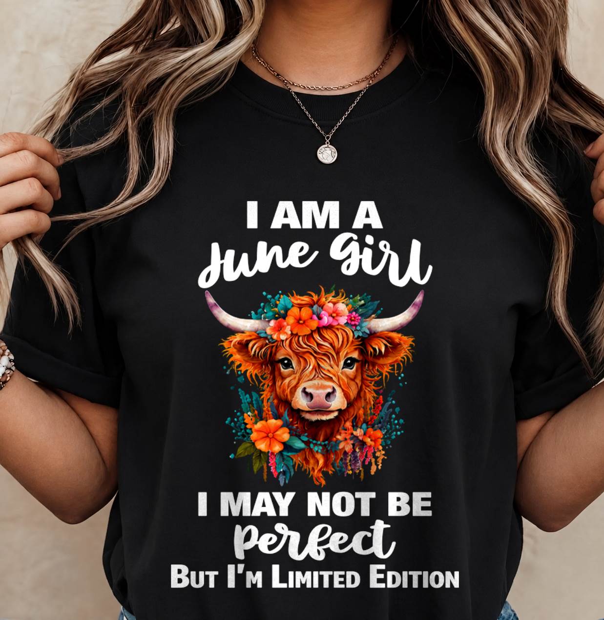 JUNE GIRL ONE OF A KIND TEE - FOR WOMEN - TLEE06 (SKU2607-296-06)
