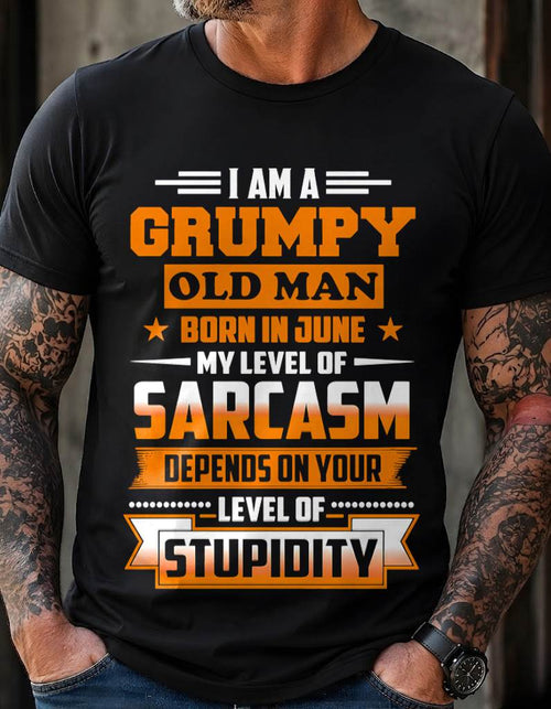 JUNE GRUMPY OLD MAN SHIRT - FOR MAN - TLEE06 (SKU2605-128-06)