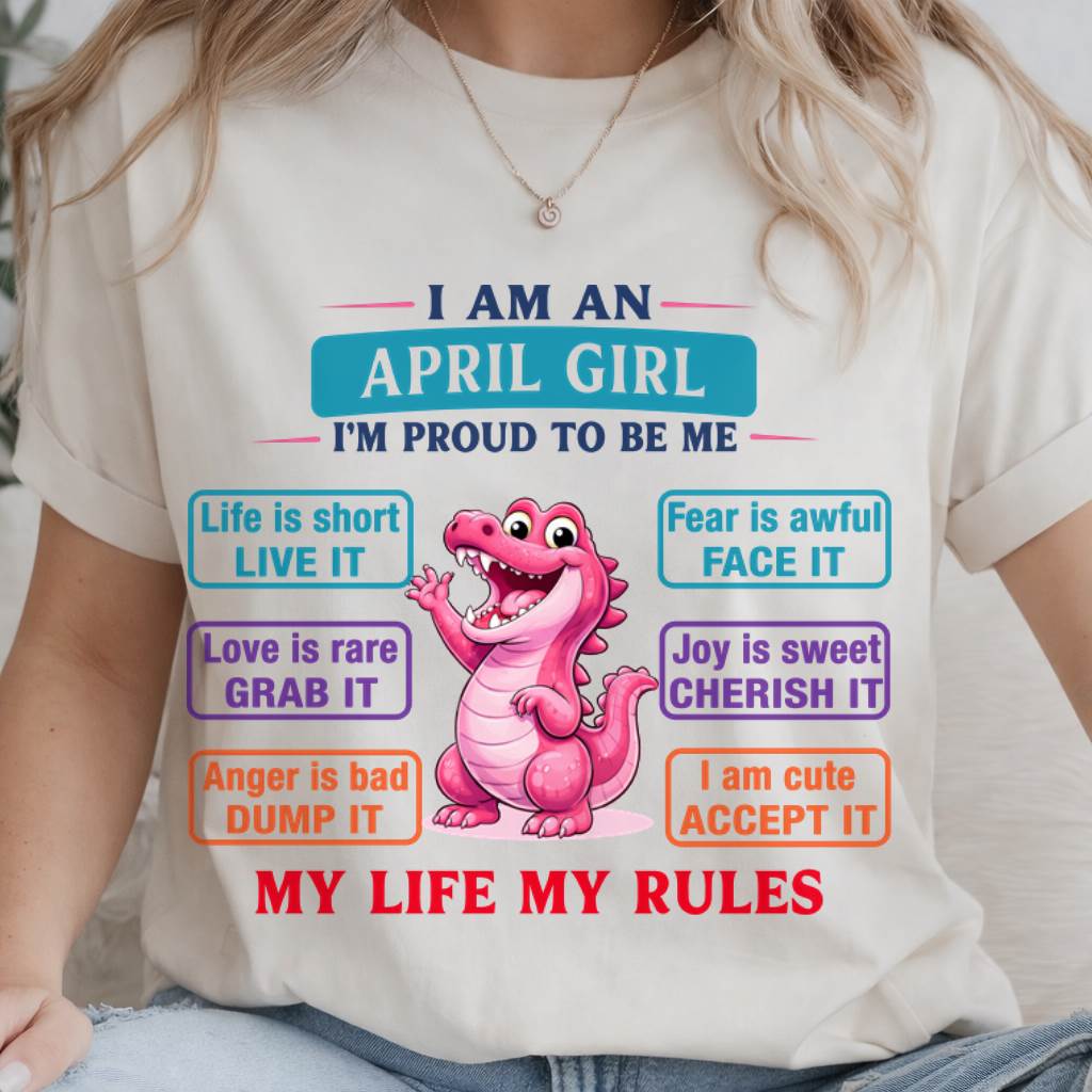 APRIL GIRL – MY LIFE MY RULES - FOR WOMEN - TLEE04 (SKU2604-245-04)