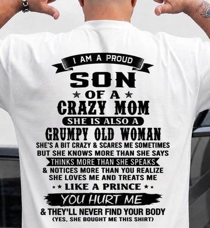 MY MOM IS CRAZY BUT SHE LOVES ME - FROM MOM - TLEE00 (SKU2606-354-00)
