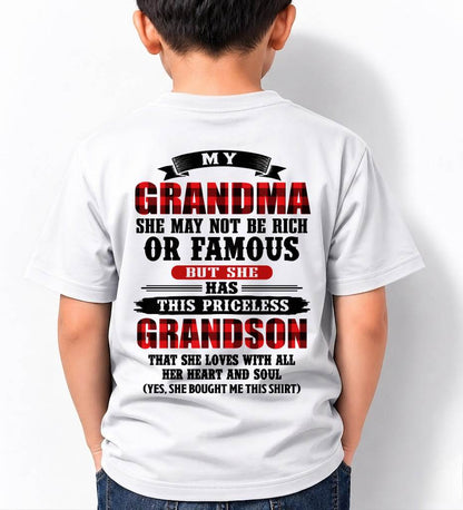 HER PRICELESS GRANDSON - FROM GRANDMA - TLEE00 (SKU2606-337-00)
