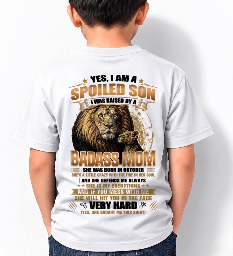OCTOBER MOM GIFT FOR SON SHIRT - FROM MOM - TLEE10 (SKU2605-404-10)