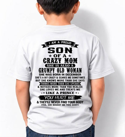 DECEMBER - MY MOM IS CRAZY BUT SHE LOVES ME - FROM MOM - TLEE12 (SKU2606-354-12)