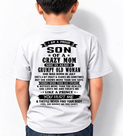 JULY - MY MOM IS CRAZY BUT SHE LOVES ME - FROM MOM - TLEE07 (SKU2606-354-07)