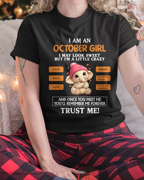 OCTOBER GIRL - SWEET, LOUD, AND A LITTLE WILD WITH AN UNFORGETTABLE VIBE - FOR WOMEN - TLEE10 (SKU2603-202-10)