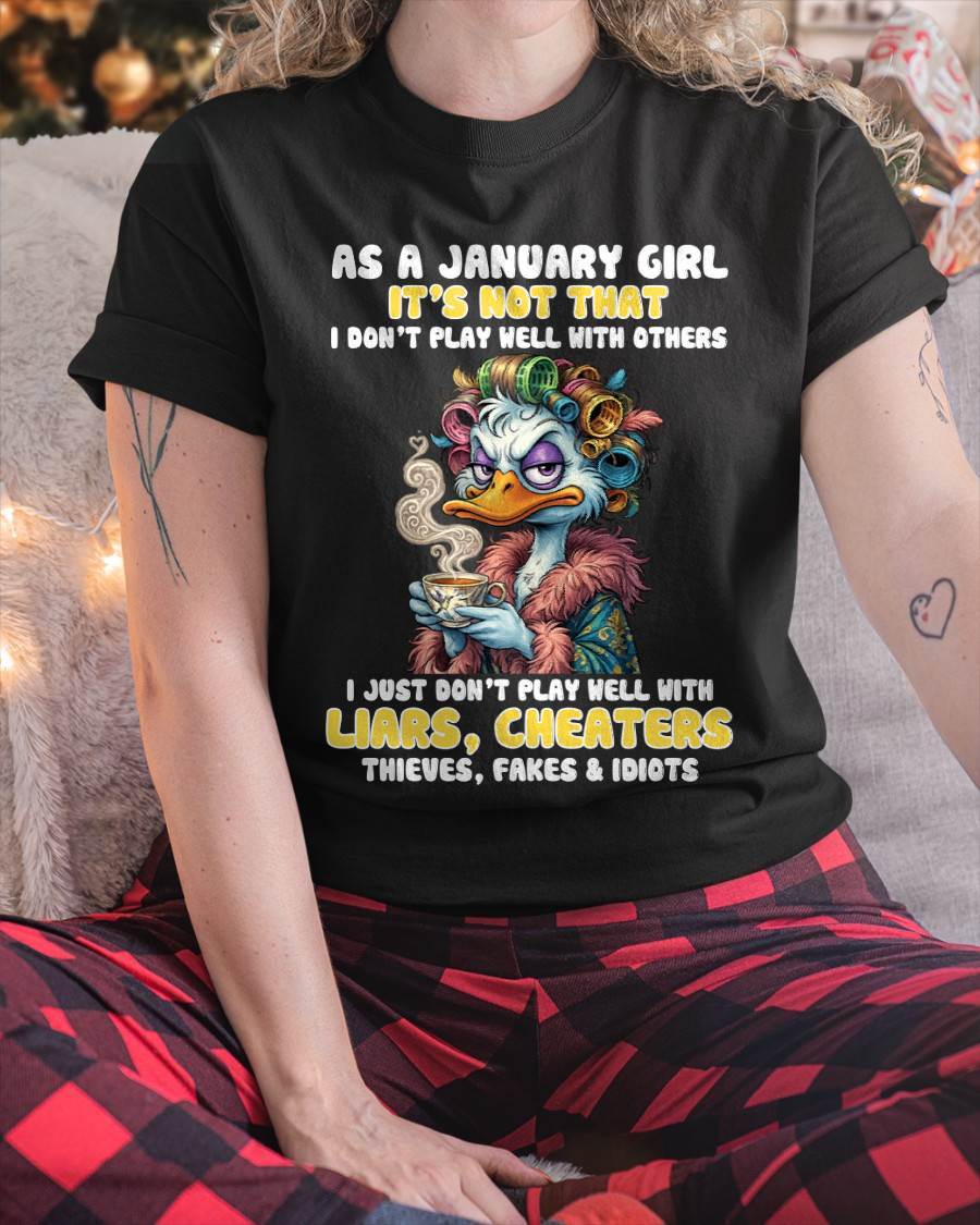AS A JANUARY GIRL, I PLAY NICE BUT SELECTIVELY - FOR WOMEN - TLEE01 (SKU2604-29-01)