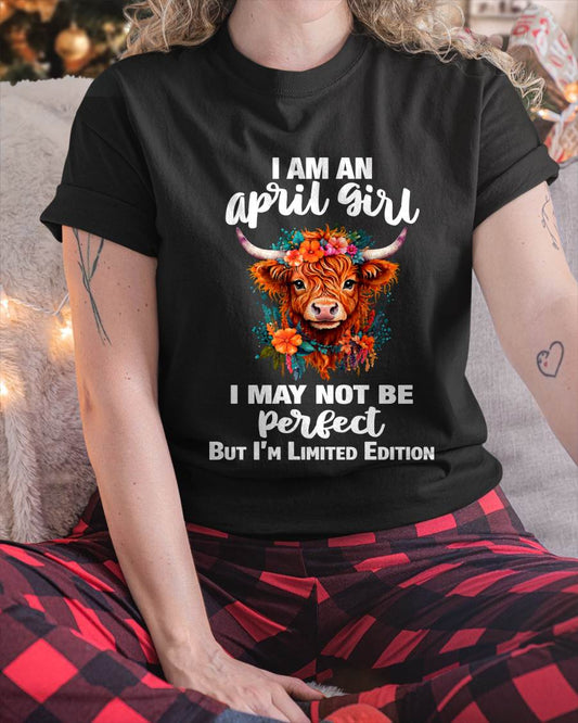 APRIL GIRL ONE OF A KIND TEE - FOR WOMEN - TLEE04 (SKU2607-296-04)