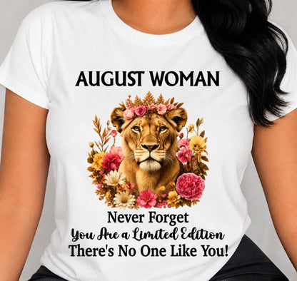 AUGUST WOMAN – PROUD TO BE DIFFERENT - FOR WOMEN - TLEE08 (SKU2607-74-08)
