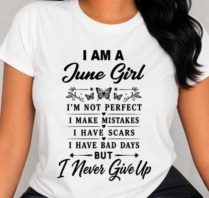 JUNE GIRL NEVER GIVE UP - FOR WOMEN - TLEE06 (SKU2606-378-06)