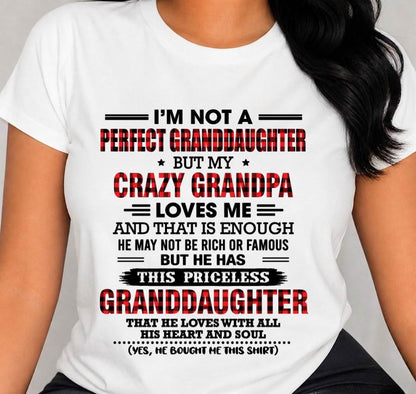 PRICELESS GRANDDAUGHTER - FROM GRANDPA - TLEE00 (SKU2608-446-00)
