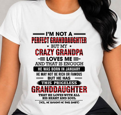 JANUARY - PRICELESS GRANDDAUGHTER - FROM GRANDPA - TLEE01 (SKU2608-446-01)