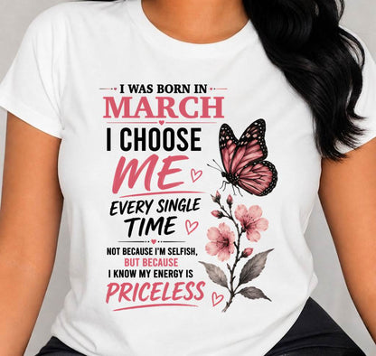 MARCH QUEEN – I CHOOSE ME EVERY SINGLE TIME - FOR WOMEN - TLEE03 (SKU2606-02-03)