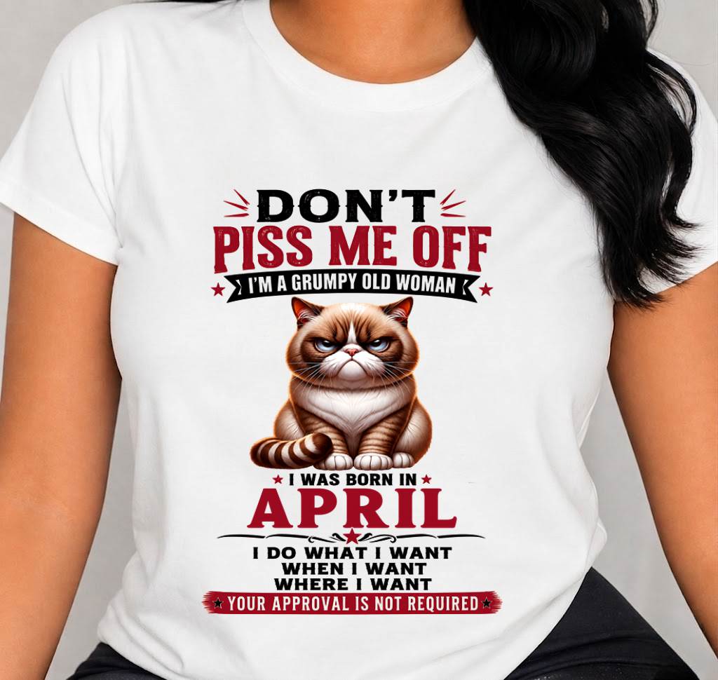 APRIL – ZERO PATIENCE FUNNY CAT - FOR WOMEN - TLEE04 (SKU2608-291-04)