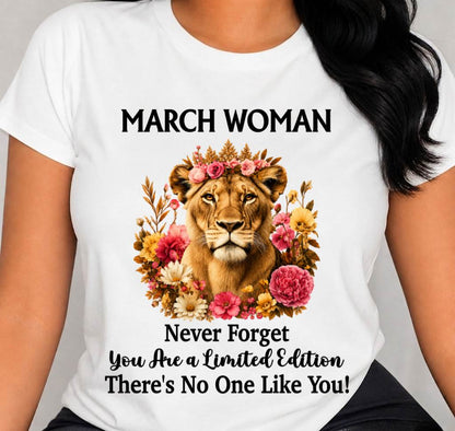 MARCH WOMAN – PROUD TO BE DIFFERENT - FOR WOMEN - TLEE03 (SKU2607-74-03)