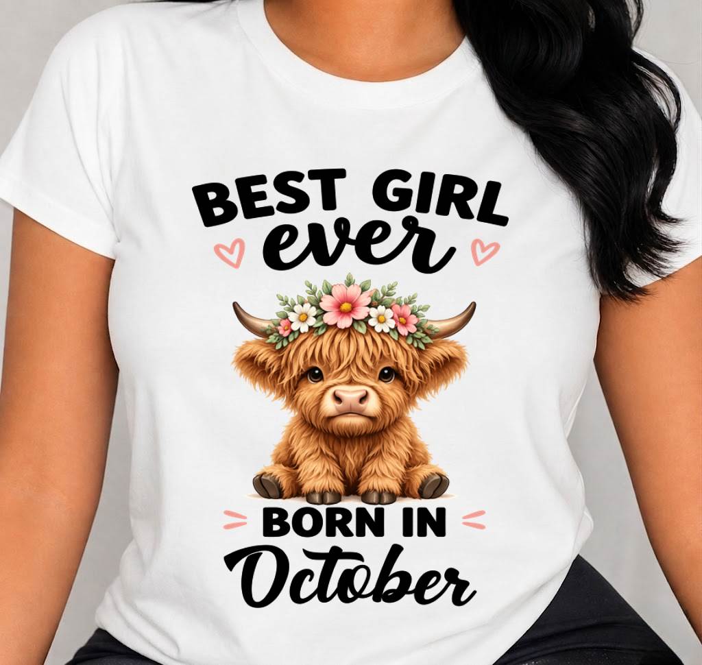OCTOBER - BEST GIRL EVER - FOR WOMEN - TLEE10 (SKU2607-198-10)