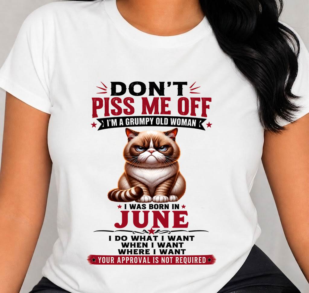 JUNE – ZERO PATIENCE FUNNY CAT - FOR WOMEN - TLEE06 (SKU2608-291-06)