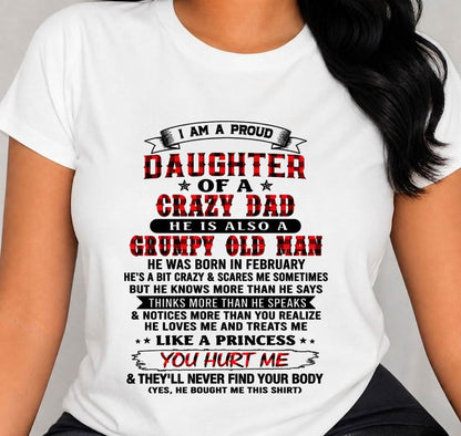 FEBRUARY - EVERY PRINCESS HAS A CRAZY DAD - FROM DAD - TLEE02 (SKU2608-627-02)