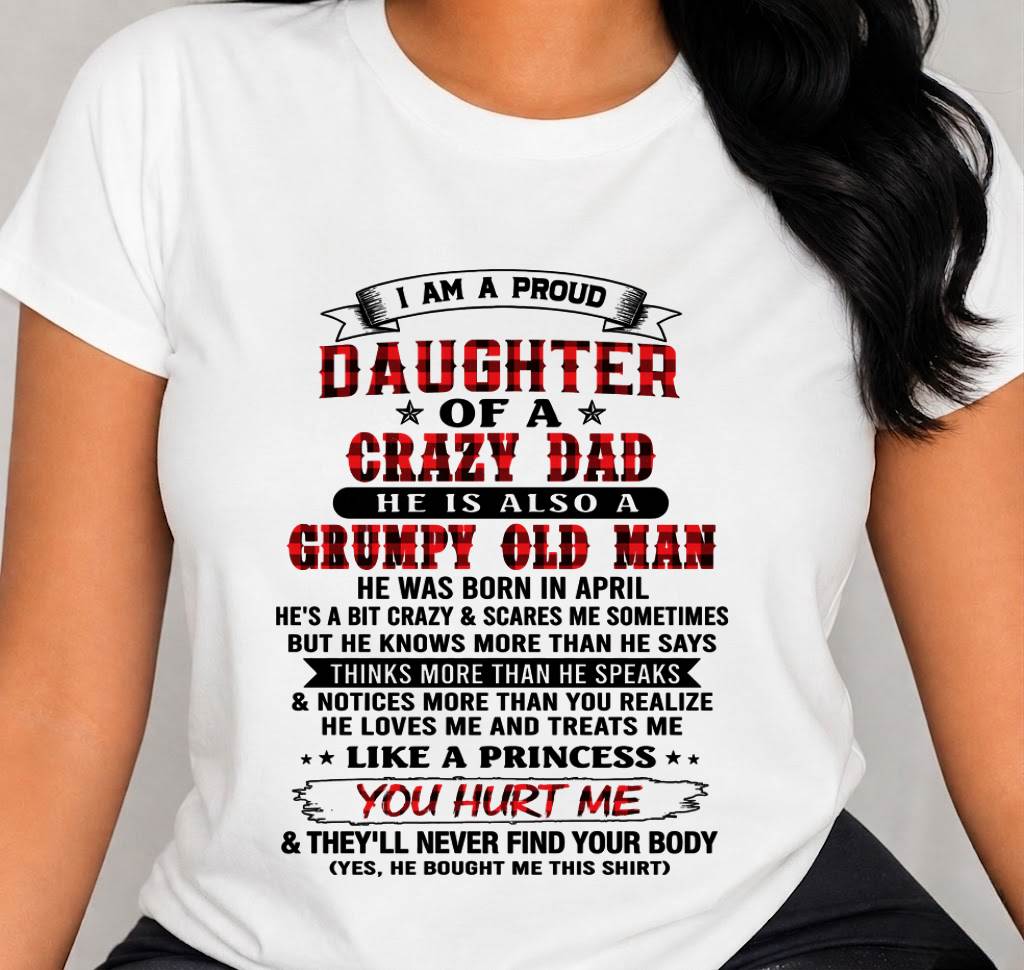APRIL - EVERY PRINCESS HAS A CRAZY DAD - FROM DAD - TLEE04 (SKU2608-627-04)